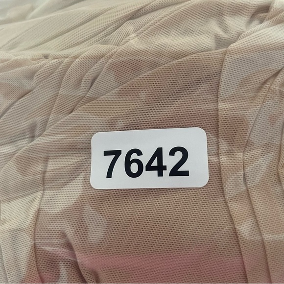 New! Nookie Revolve Vision Nude Ruched Mini Bodycon Fitted Dress 37642 - Picture 9 of 9